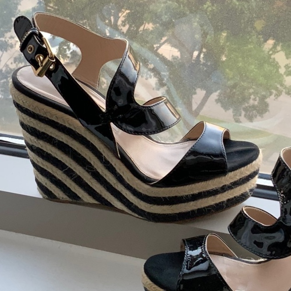 Brian Atwood Espadrilles Wedge Sz. 36.5